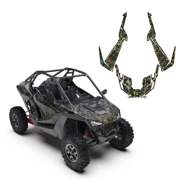 Kemimoto Polaris RZR PRO XP Camouflage Wraps Graphics Kit