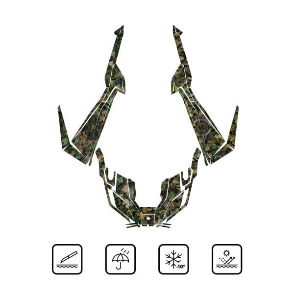 Kemimoto Polaris RZR PRO XP Camouflage Wraps Graphics Kit