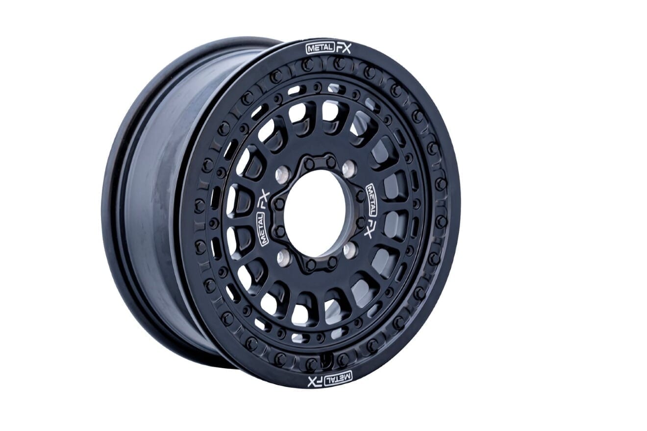 MetalFX OffRoad Hitman 15X6 Beadlock Wheel - Black