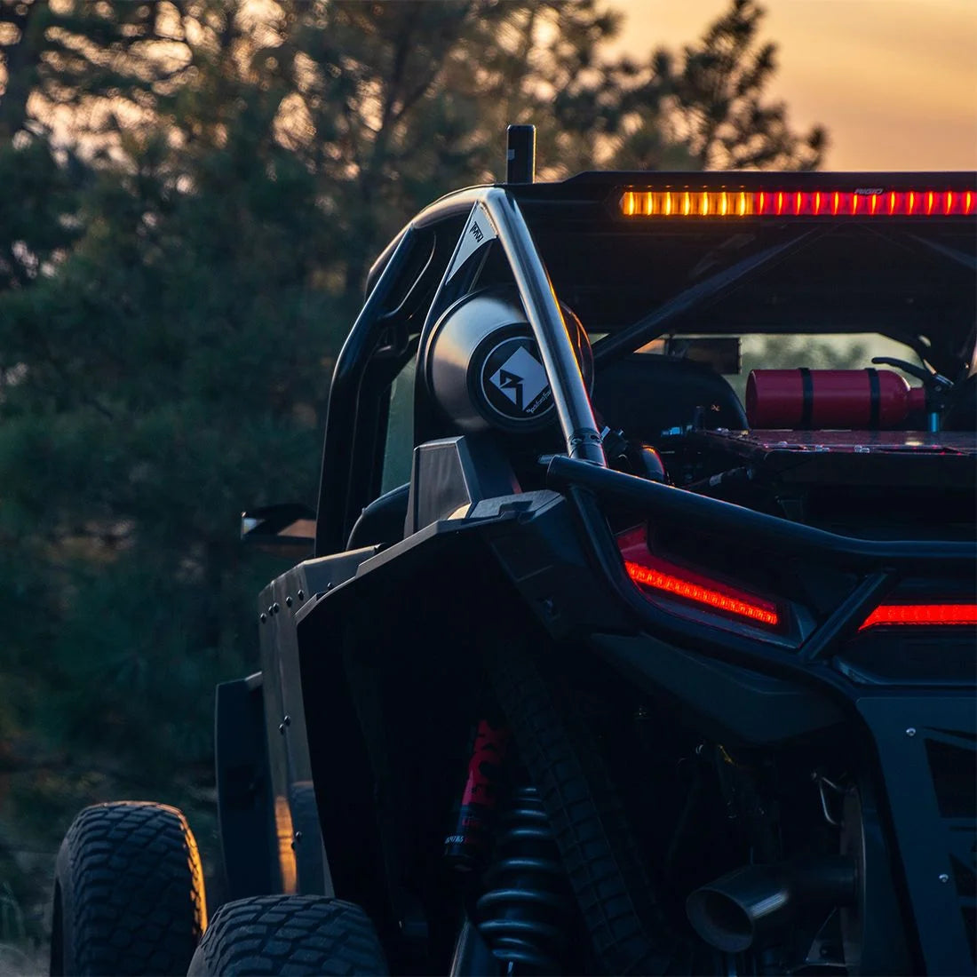 Rigid Chase Light Bar 1.5 - 2 Inch Tube Mount Kit | Pair