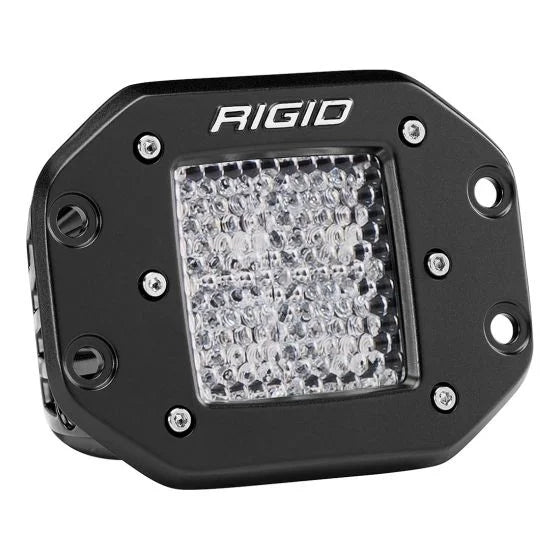 Rigid D-Series PRO Flood Diffused Flush Mount Black
