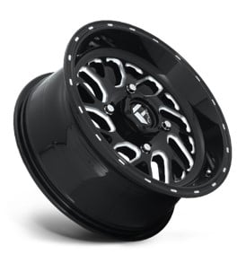Fuel D581 Triton Non-Beadlock Wheel Gloss Black Milled