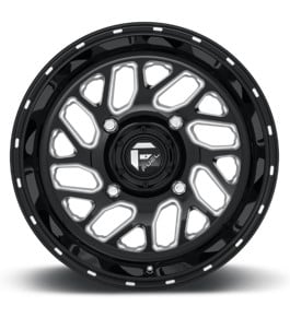 Fuel D581 Triton Non-Beadlock Wheel Gloss Black Milled