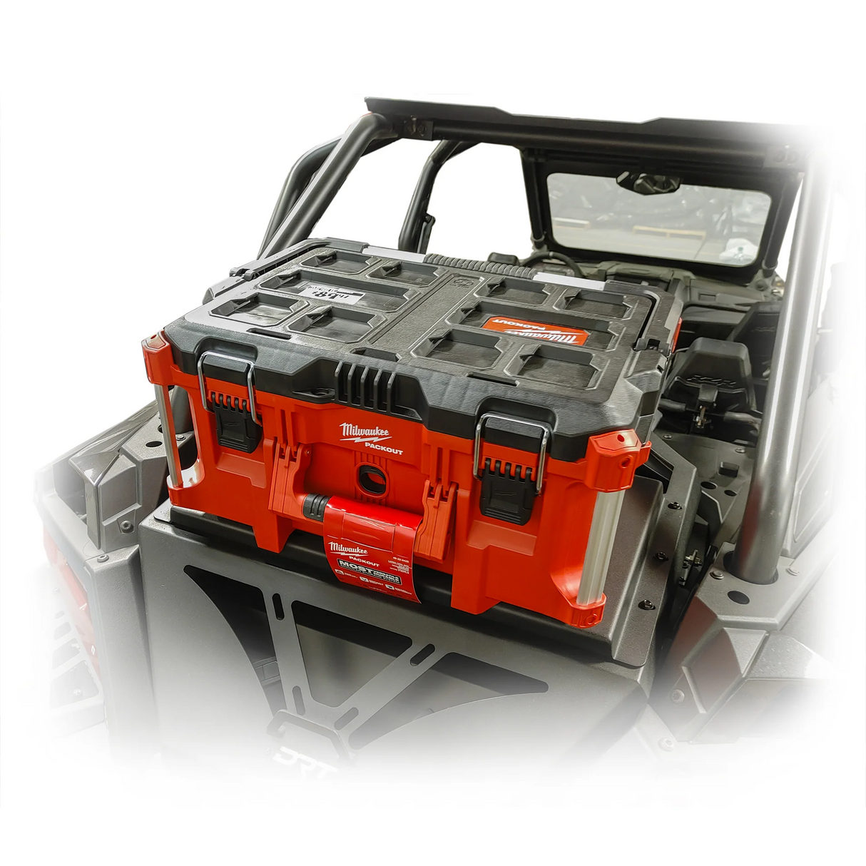 DRT Polaris RZR Pro XP/Pro R/Turbo R Packout Mount for Tire Carrier/Adventure Rack