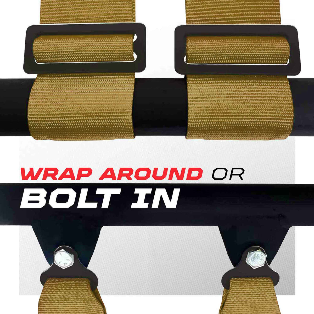 50 Cal 2" & 3" 4 point Harness - Elite Series Race Latch "EZ" Adjust Racing Harness