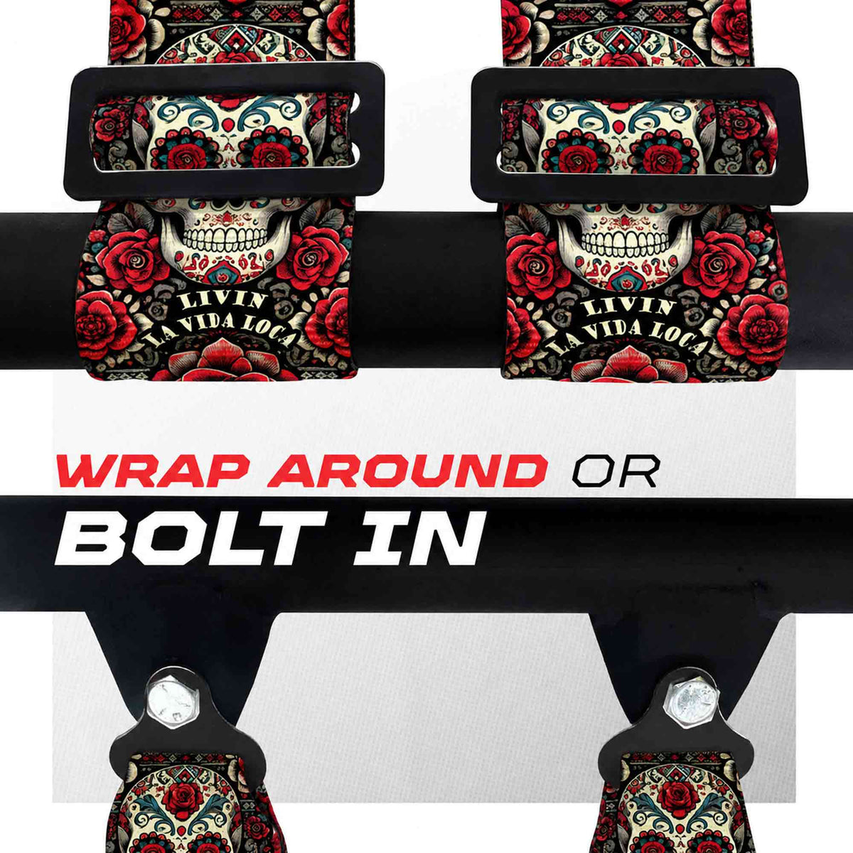 50 Cal Elite Series 2" & 3" 4 point Harness with push button release