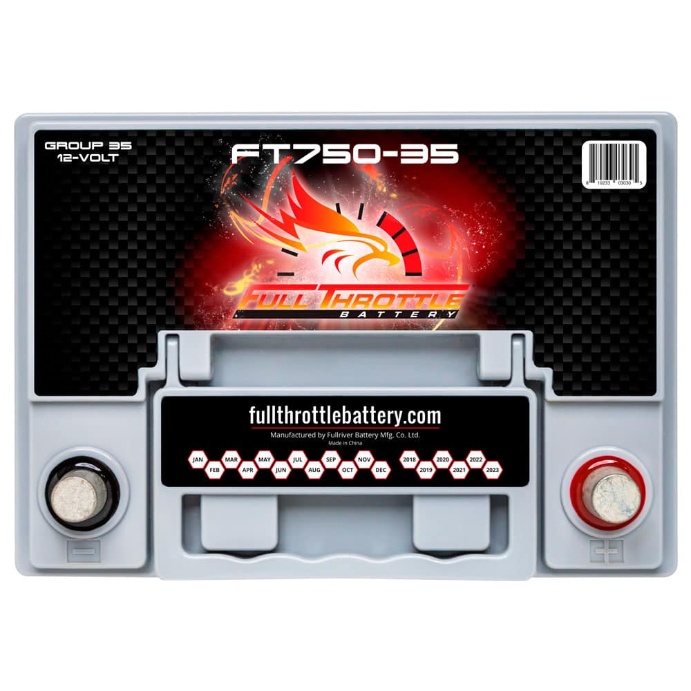 Full Throttle (Fullriver) FT750-35 High Capacity Dual Purpose AGM Battery (Right Positive)