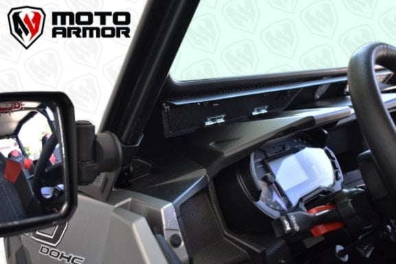 Moto Armor Glass Windshield Polaris General Vented