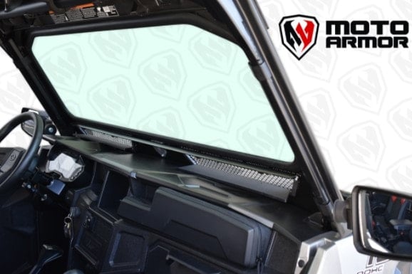 Moto Armor Glass Windshield Polaris General Vented