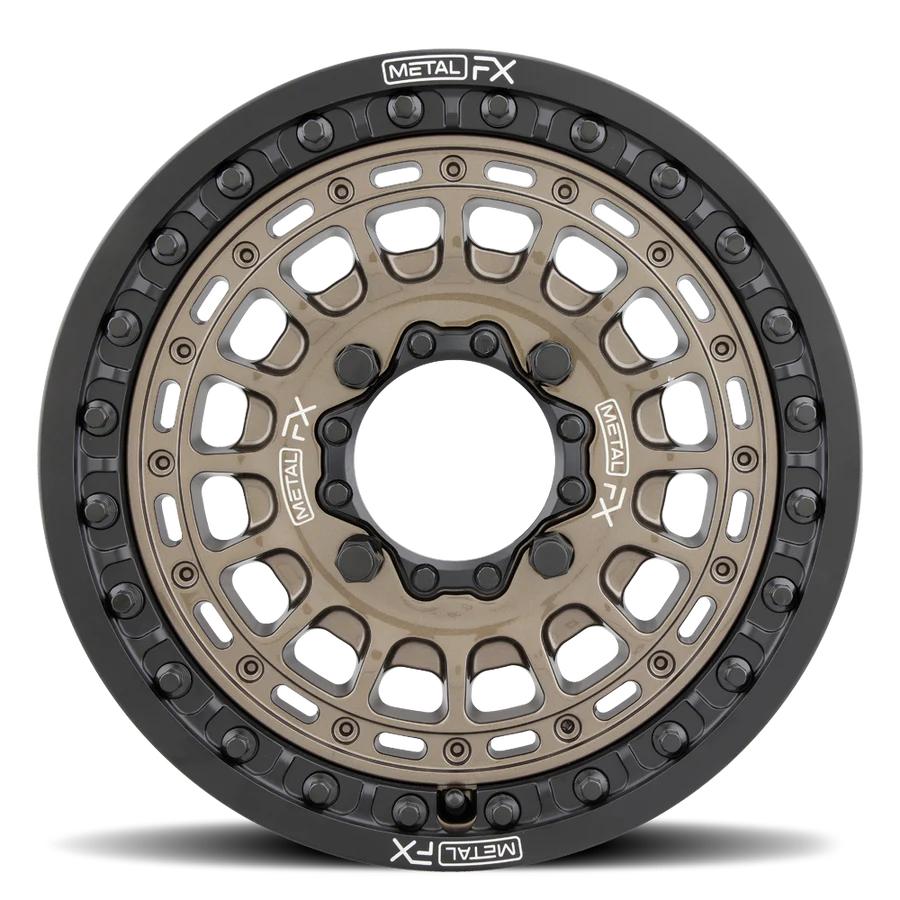 MetalFX OffRoad Hitman 15X6 Beadlock Wheel - Bronze
