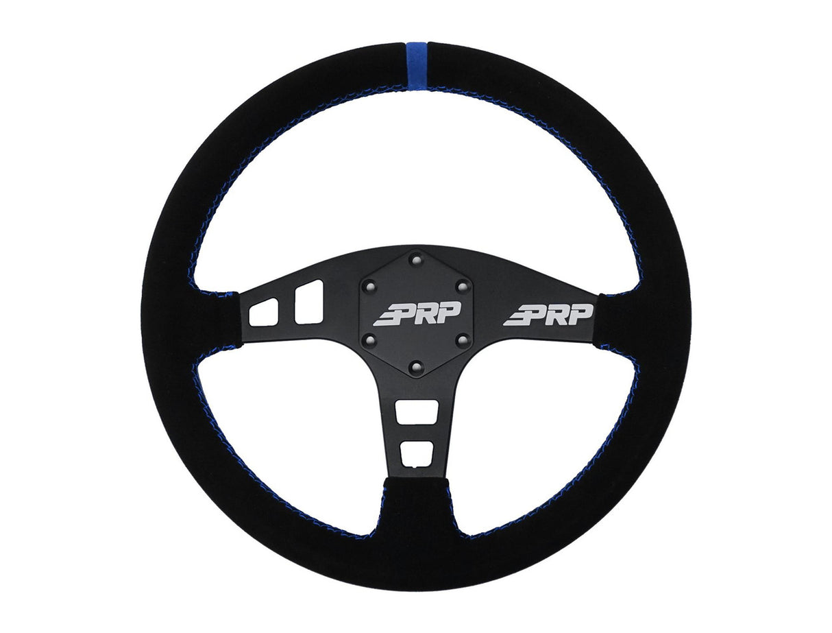 PRP Flat Steering Wheel - Suede