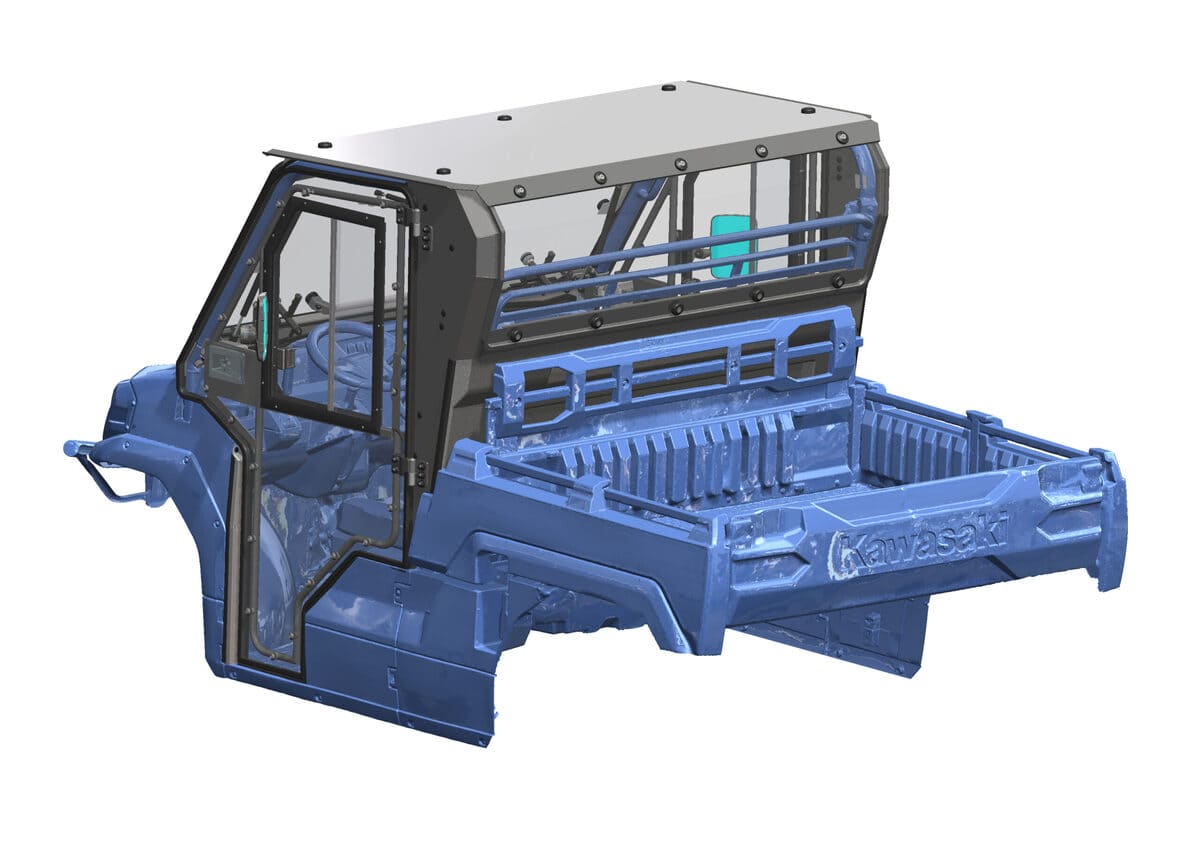 Hard Cabs '23+ Kawasaki Mule Pro FXR Cab Kit