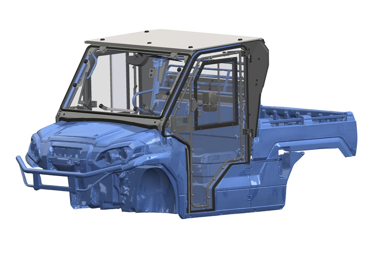 Hard Cabs '23+ Kawasaki Mule Pro FXR Cab Kit