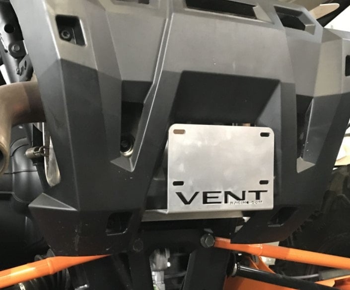 Vent Racing License Plate Mounts