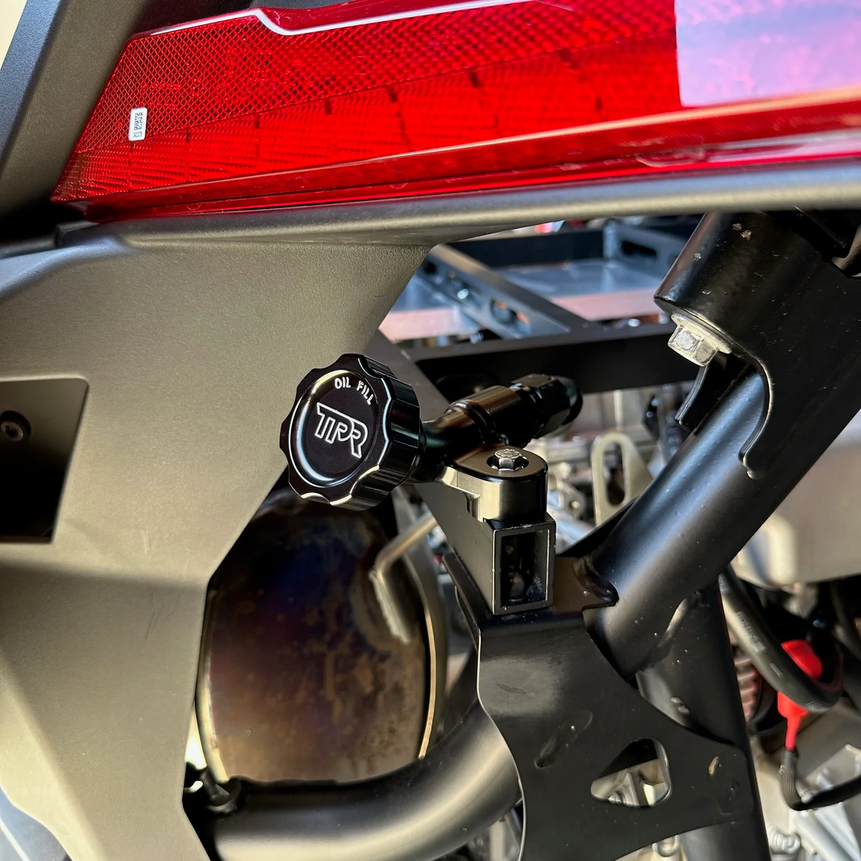 TPR Industry Polaris RZR Pro R Remote Oil Fill Kit