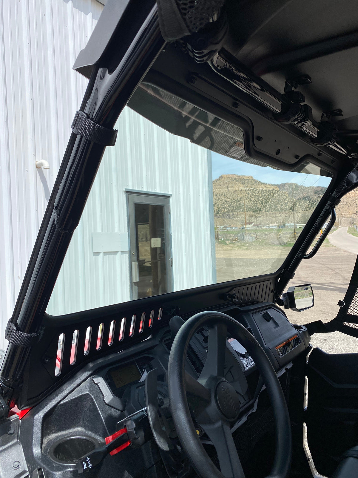 Bent Metal '16+ Honda Pioneer 1000 Vented Glass Windshield