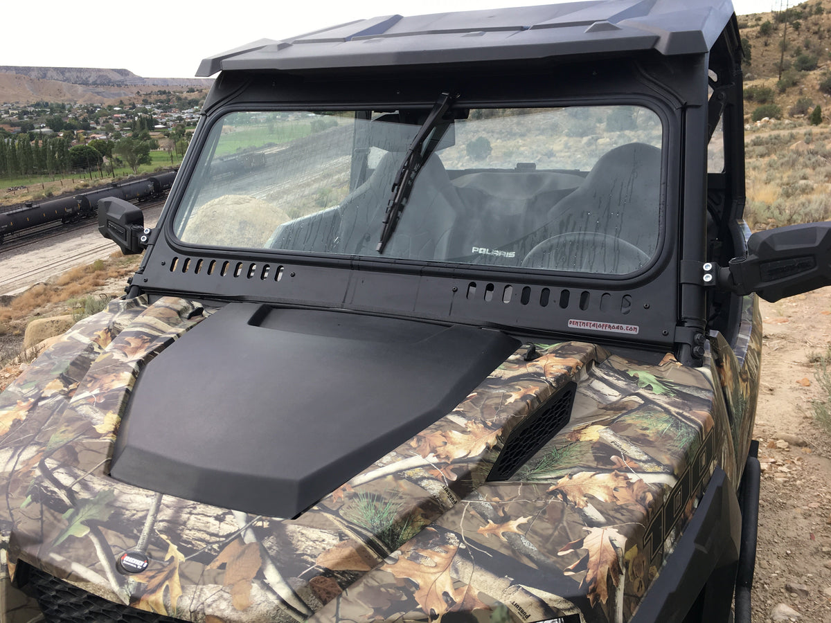 Bent Metal Polaris General 1.0 Vented Glass Windshield