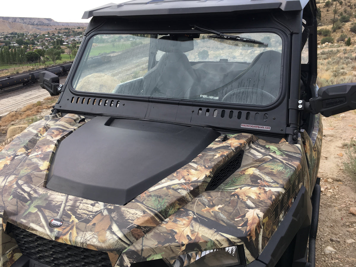 Bent Metal Polaris General 1.0 Vented Glass Windshield