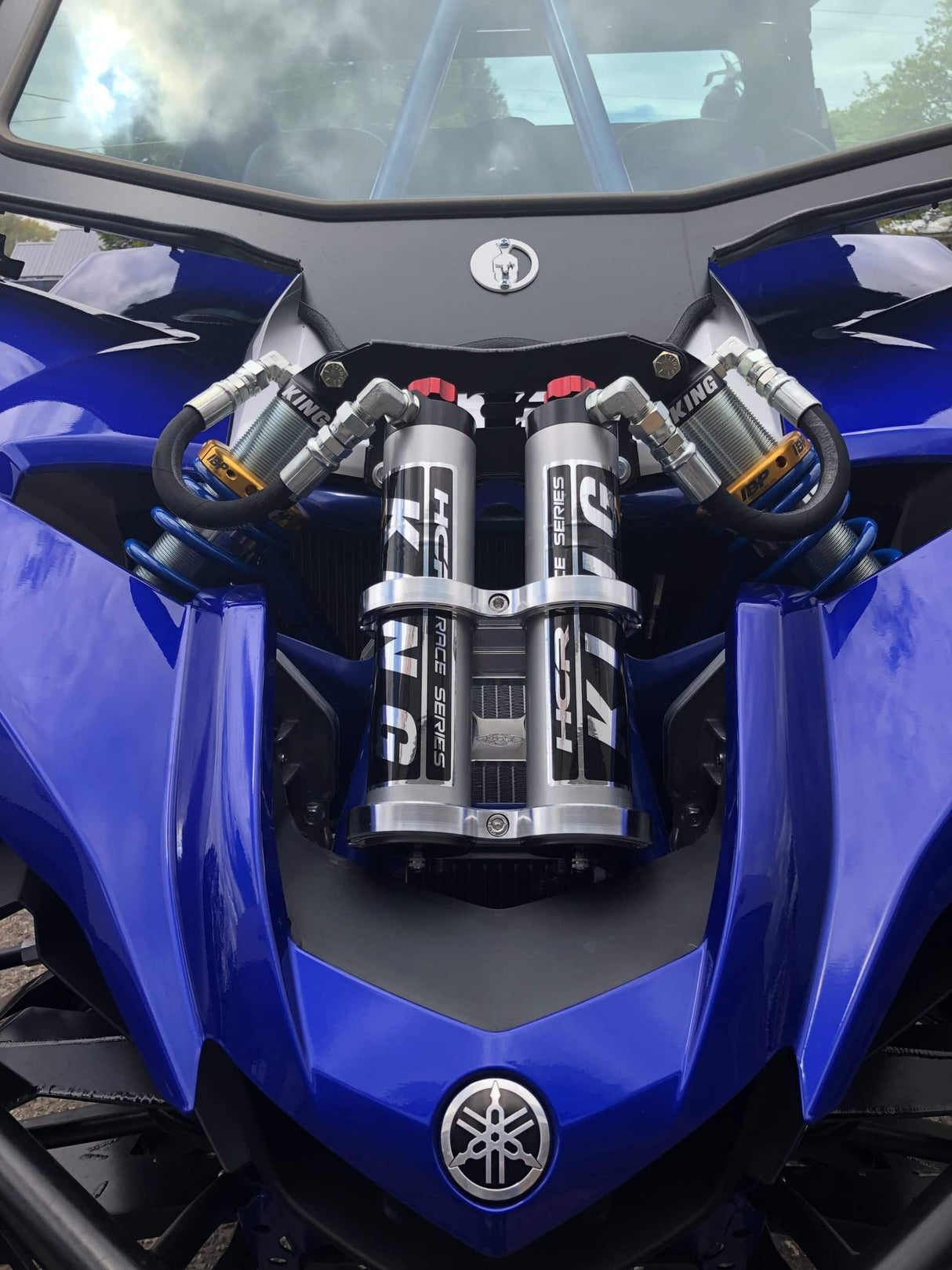 Viper Machine Billet Shock Reservoir Clamp Set for HCR Long Travel Suspension - YXZ1000R