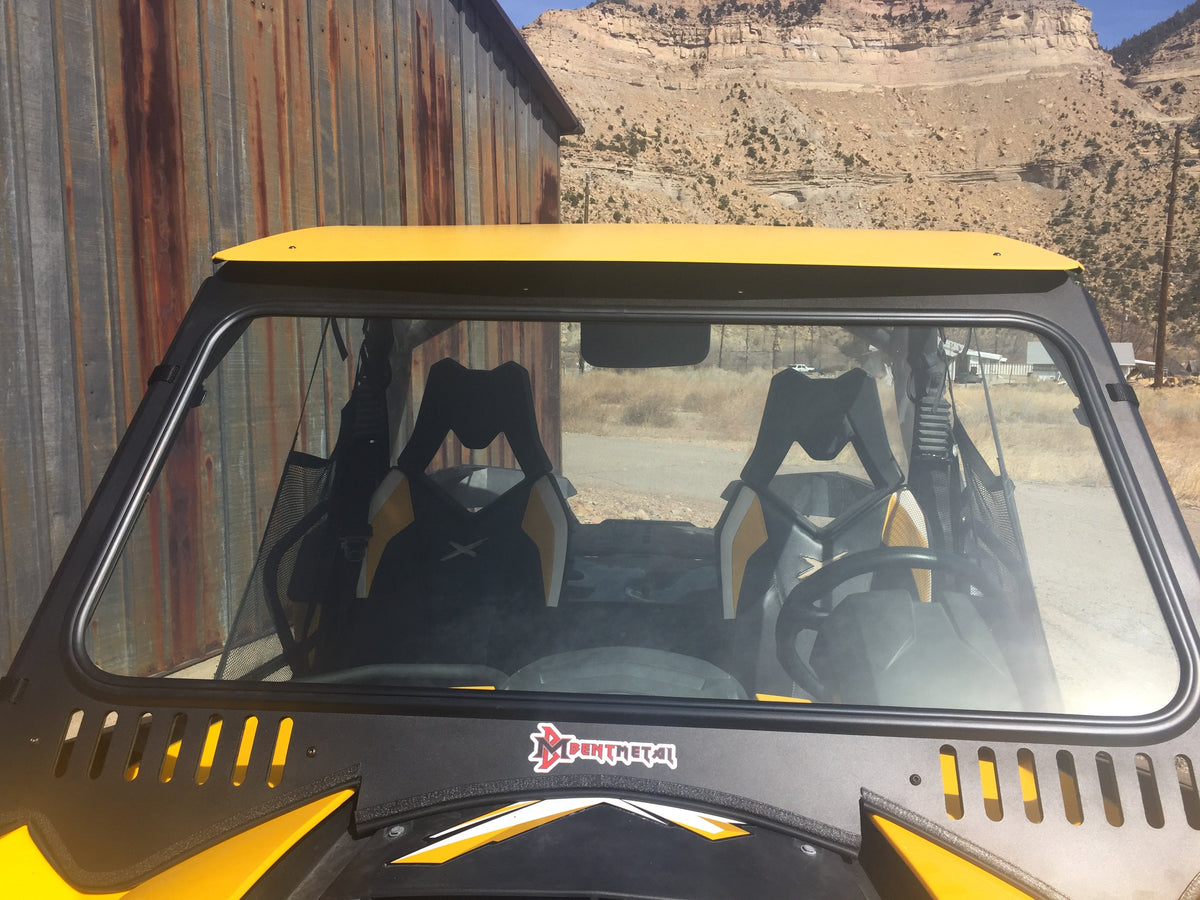 Bent Metal '14-'18 Can-Am Maverick XRS Vented Glass Windshield