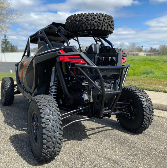 Factory UTV Polaris RZR Turbo R 4 / Pro S 4 Dual Clamp Spare Tire Mount