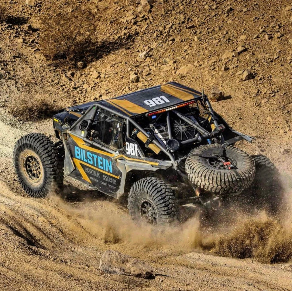 Hostile HF23 Baja 5 Lug Beadlock Wheel - Satin Black