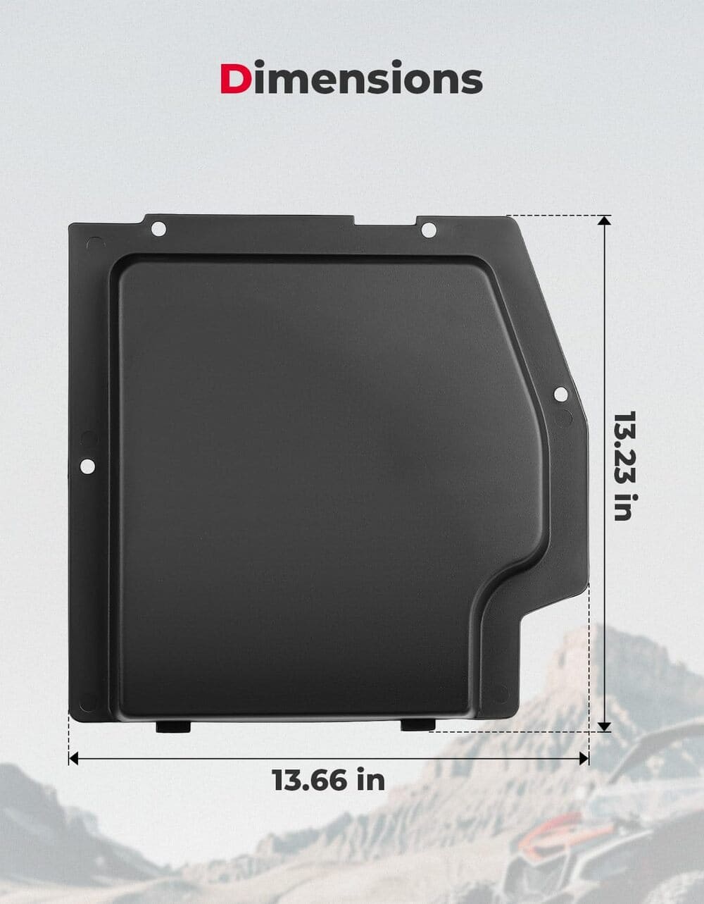 Kemimoto Can-Am Maverick X3/Max Battery Cover Plate