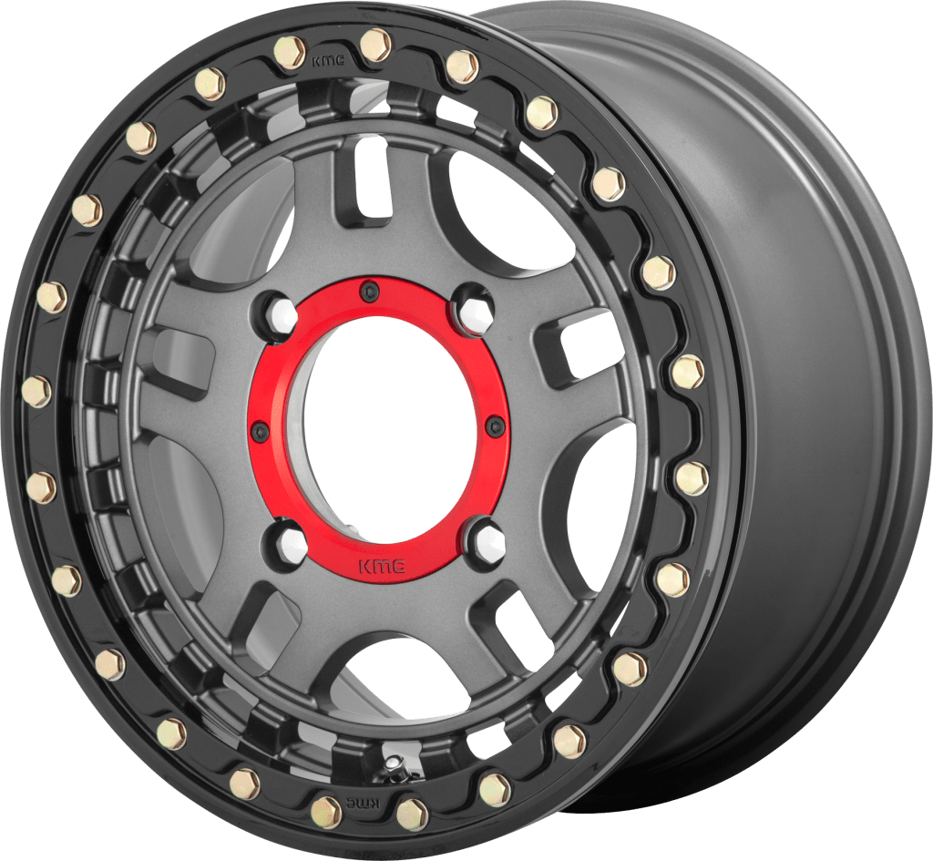 KMC KS240 Recon Beadlock Gun Metal