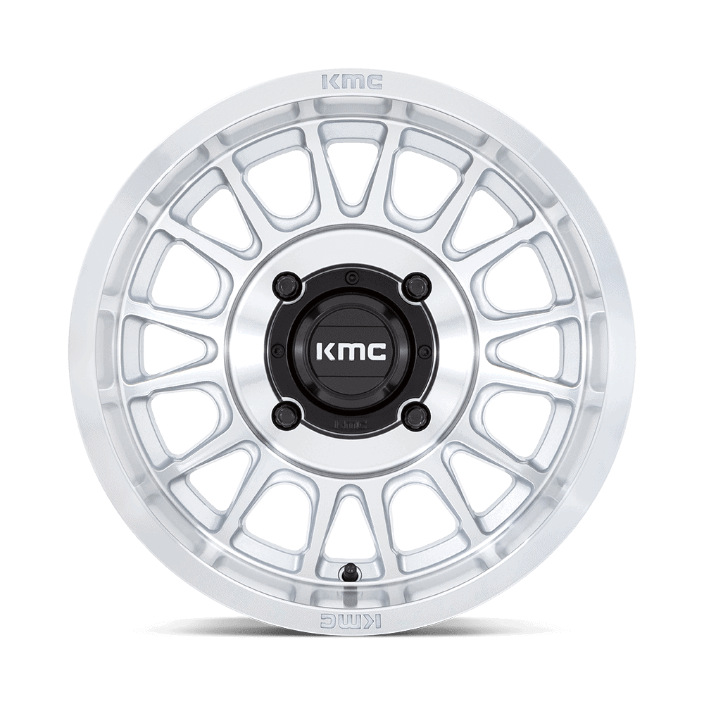 KMC KS138 Impact UTV Wheel – Silver W/ Machined Face
