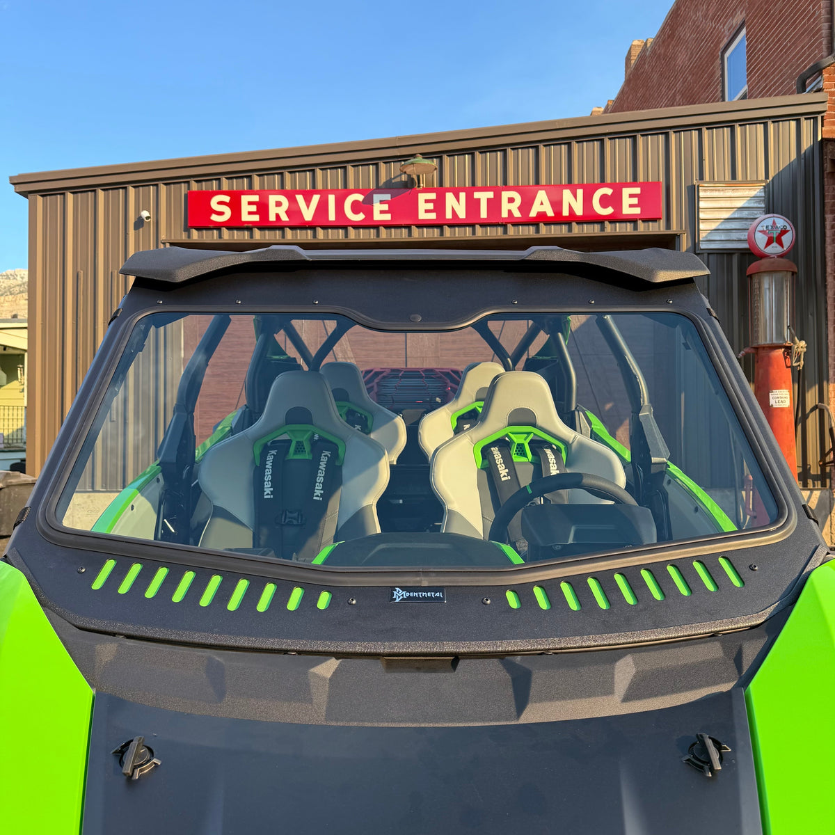 Bent Metal '26+ Kawasaki Teryx H2 Vented Glass Windshield