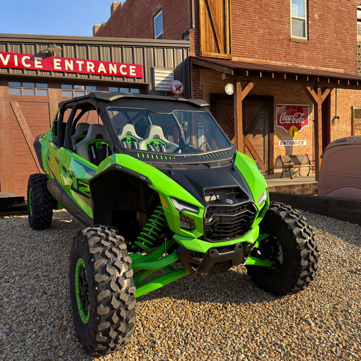 Bent Metal '26+ Kawasaki Teryx H2 Vented Glass Windshield