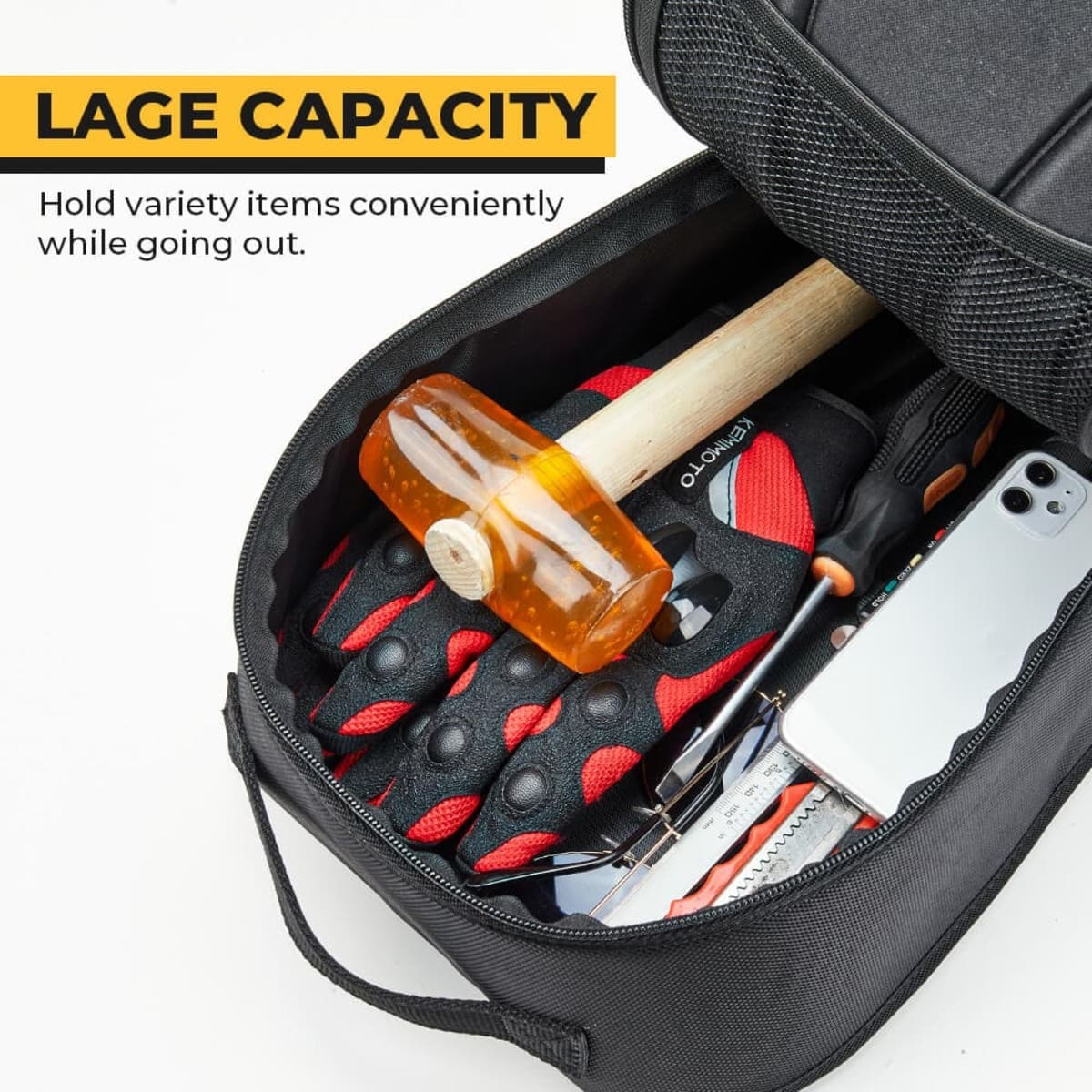 Kemimoto Can-Am Maverick X3 Center & Rear Storage Bag