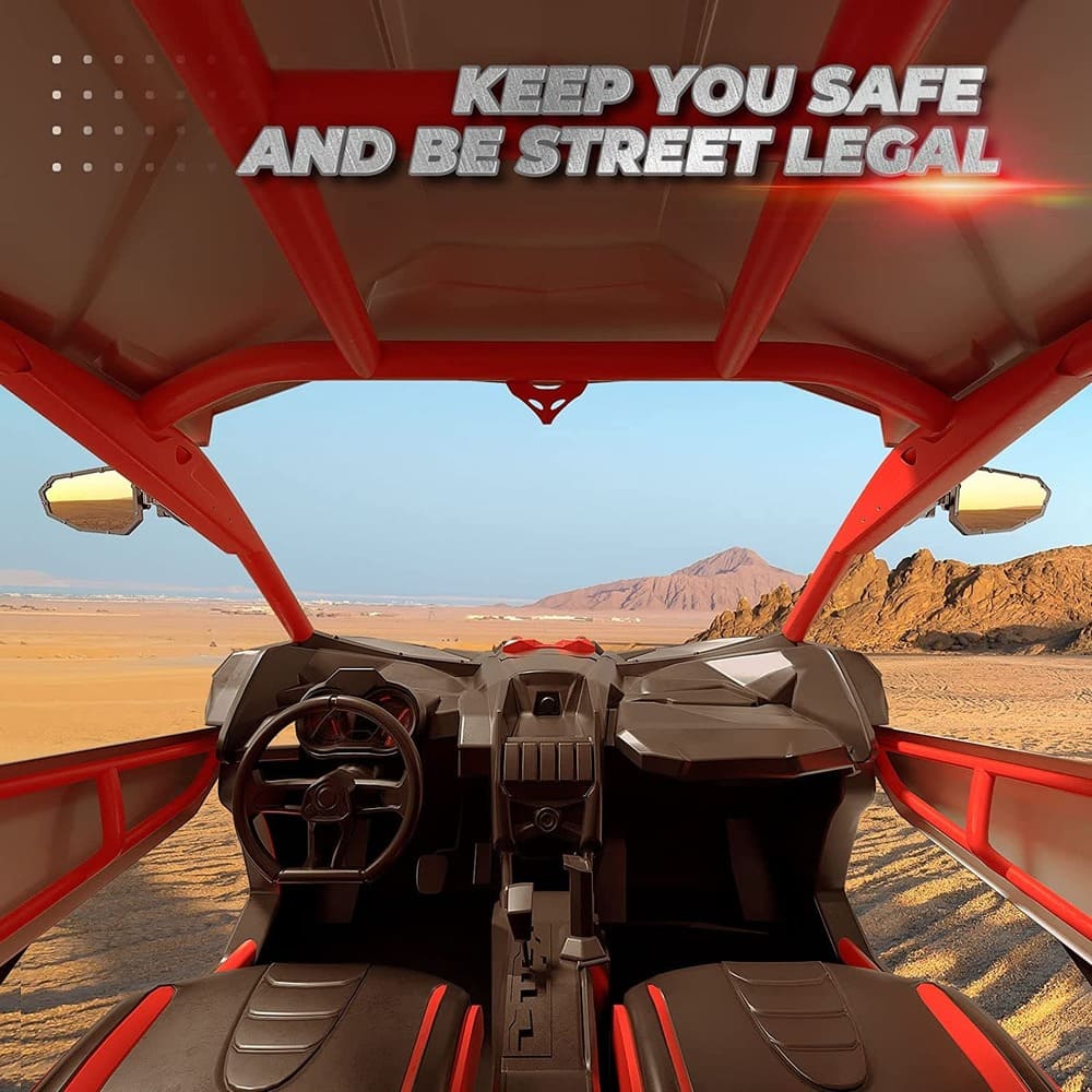 Kemimoto Can-Am Maverick X3/ X3 Max Aluminum Side Mirrors