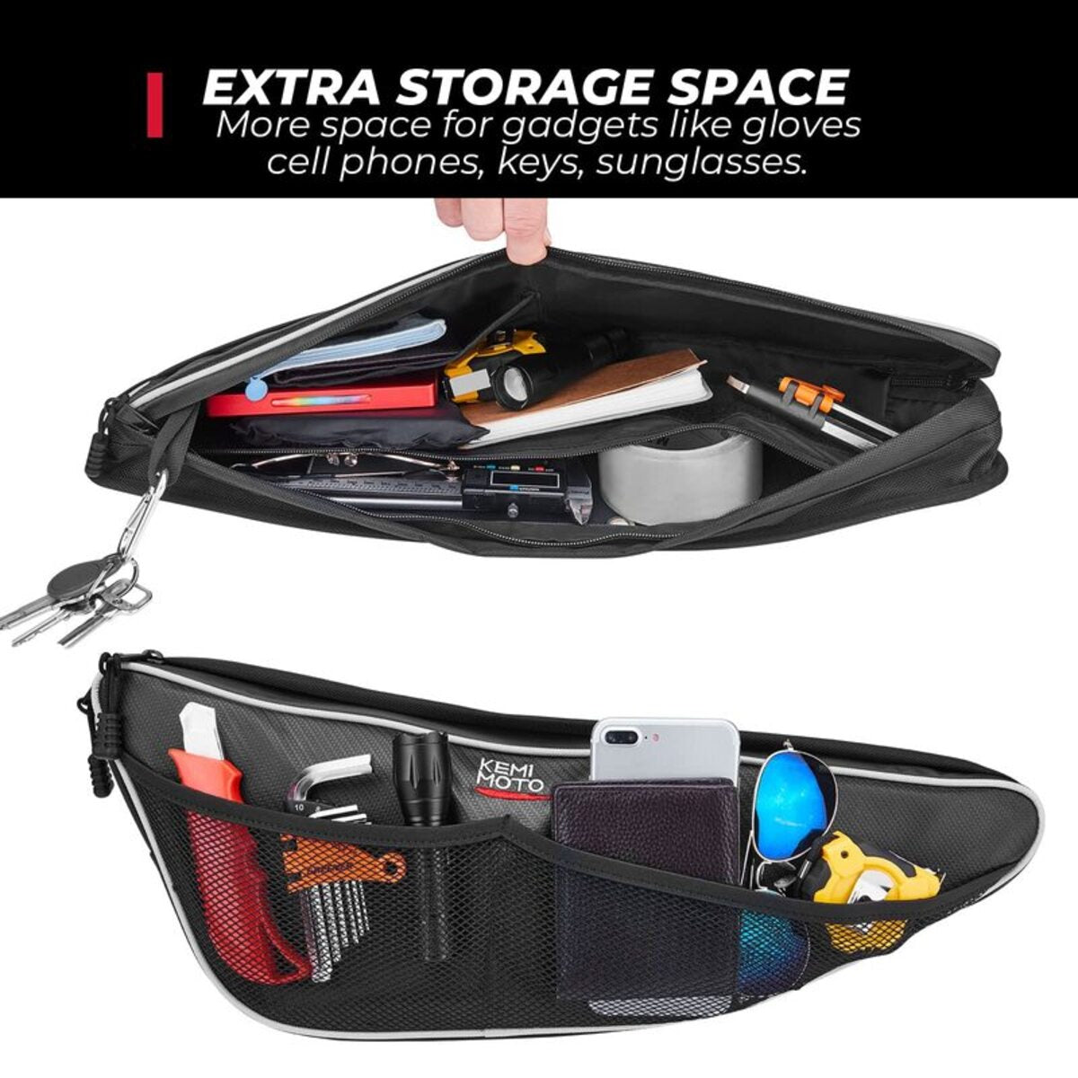 Kemimoto Honda Talon 1000R UTV Bed Tailgate & Door Bags