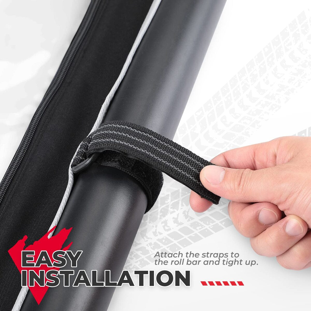 Kemimoto Kawasaki Mule 600D Oxford Fabric Front Windshield