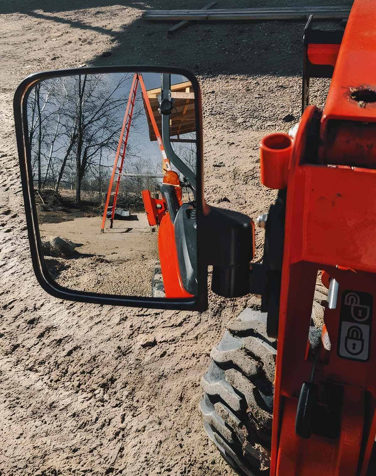 Kemimoto UTV Golf Cart Tractor Forklifts 220Lbs Magnetic Side Mirrors