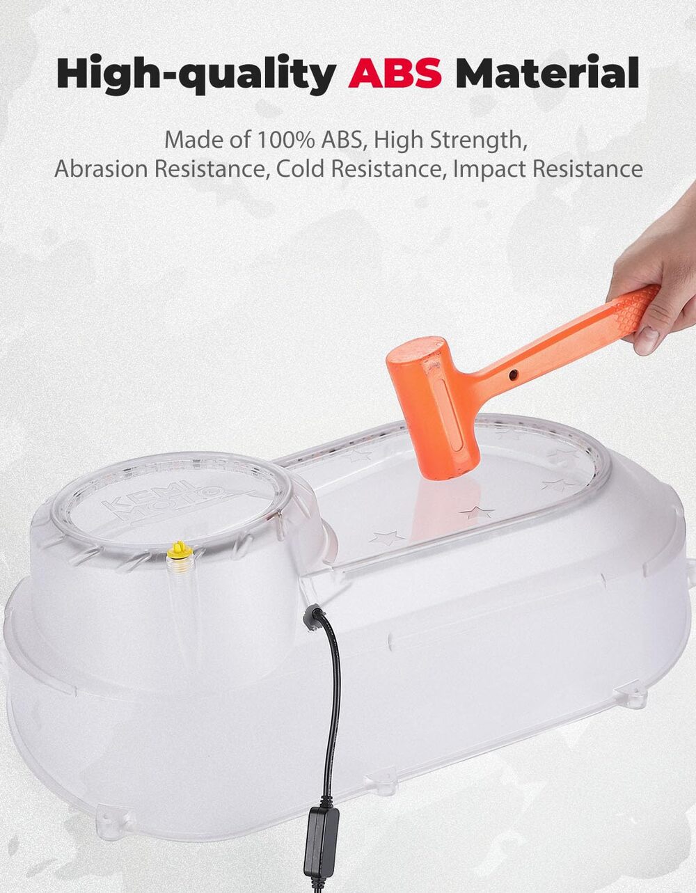 Kemimoto '17-'21 Polaris RZR / Ranger Outer Clutch Cover w/ RGB Lights