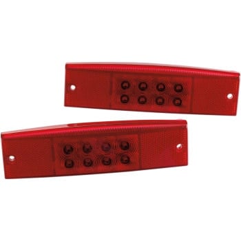 Moose Utility Polaris Ranger Mid-Size LED Tail Lights - Red