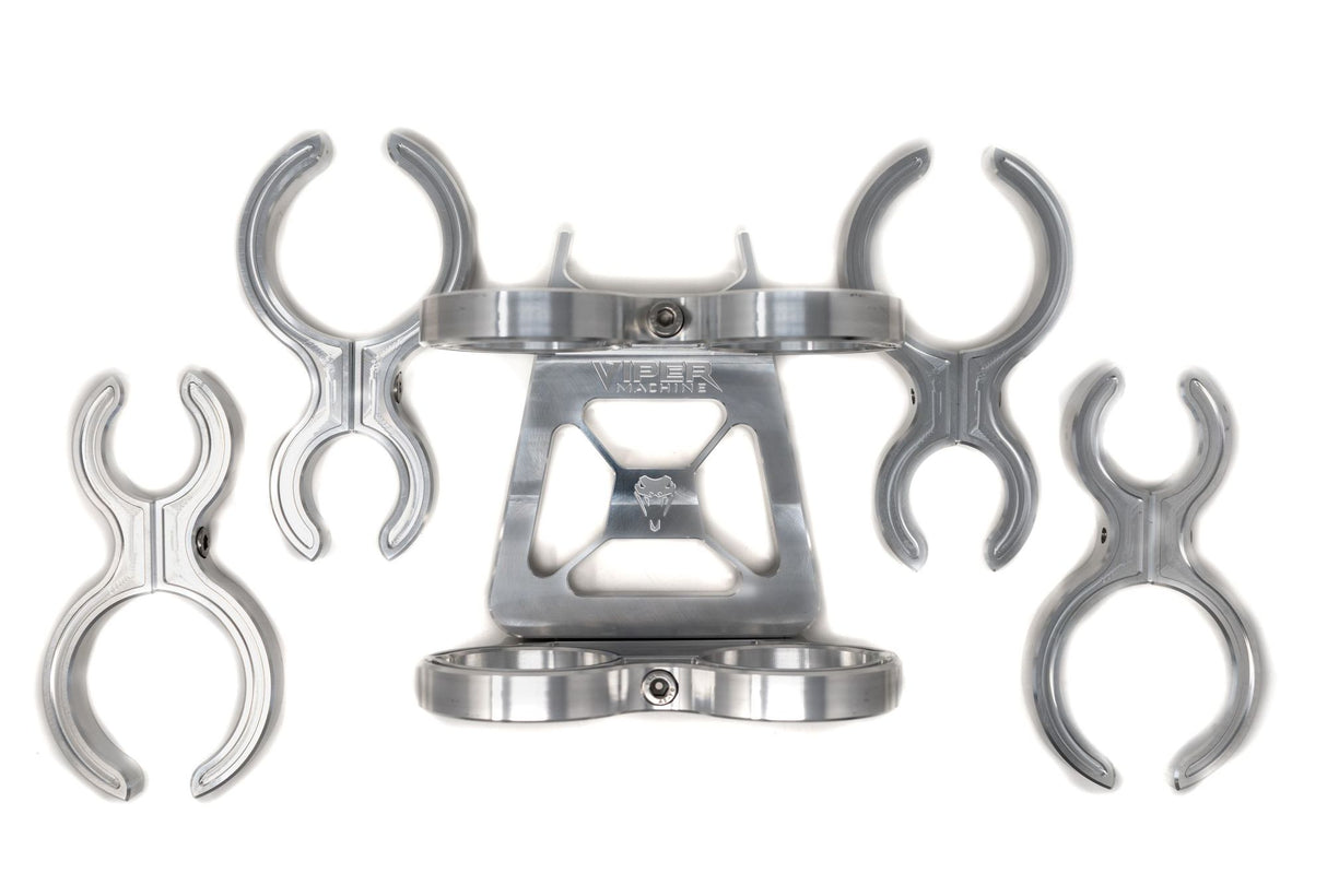 Viper Machine Billet Shock Reservoir Clamp Set for HCR Long Travel Suspension - YXZ1000R