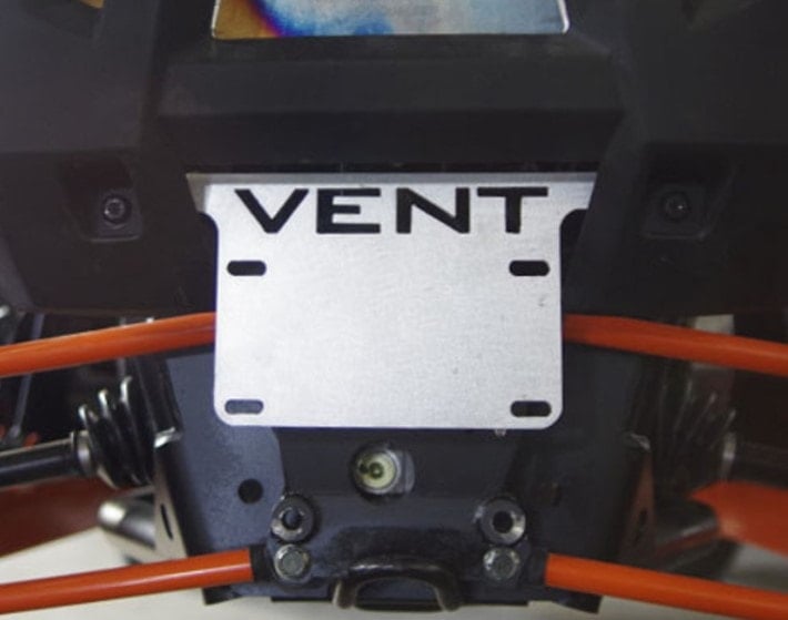 Vent Racing License Plate Mounts