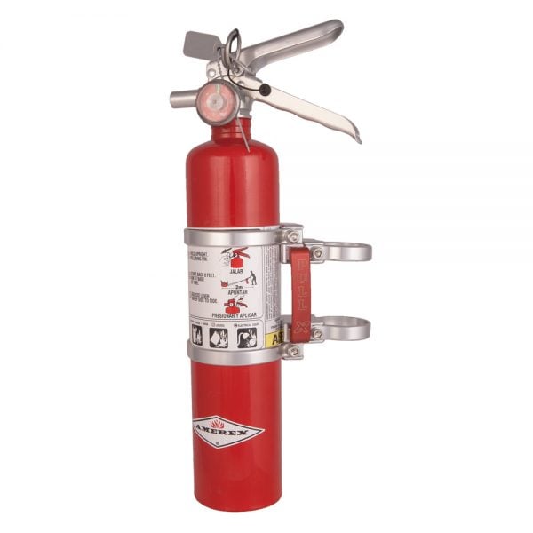 Axia Alloys Quick Release Fire Extinguisher Mount W/ 2.5LB Extinguisher