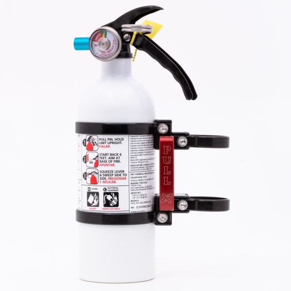 Axia Alloys Quick Release Fire Extinguisher Mount W/ 2LB Extinguisher