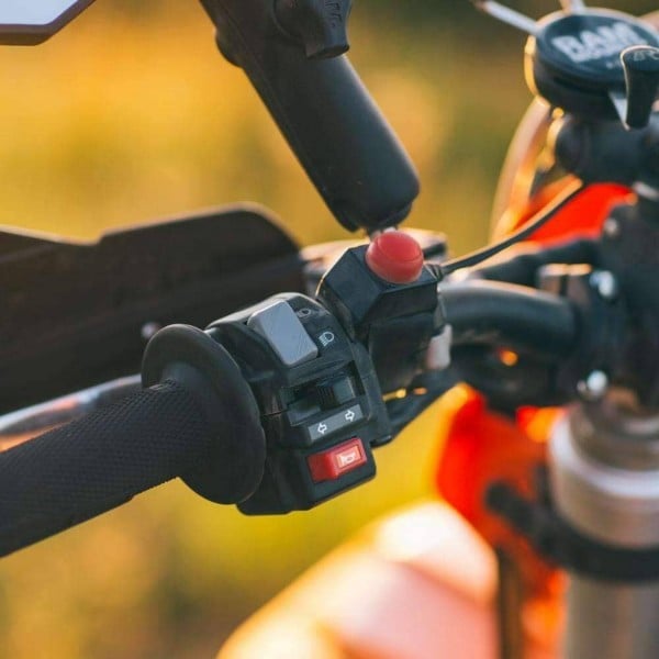 Rugged Radios MOTO MAX Kit with Radio, Helmet Kit, Harness, and Handlebar Push-To-Talk