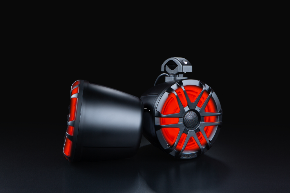 Memphis Audio Polaris RZR 6.5 Inch 75W RMS (150W Peak Power Handling) Front & Rear Speaker 300 Watt UTV Audio