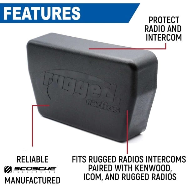 Rugged Radios Magnetic Radio & Intercom Cover for Rugged Radios Multi Mount Insert