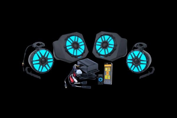 Memphis Audio Polaris Ranger CORE 4 Audio Kit (2018 and Newer)