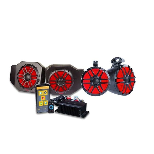 Memphis Audio Polaris Ranger CORE 4 Audio Kit (2018 and Newer)