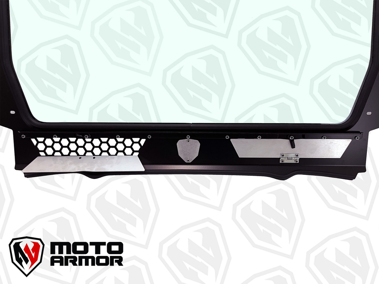 Moto Armor Full Glass Windshield - Polaris RZR Pro XP / Turbo R / Pro R (2 Vent Model)