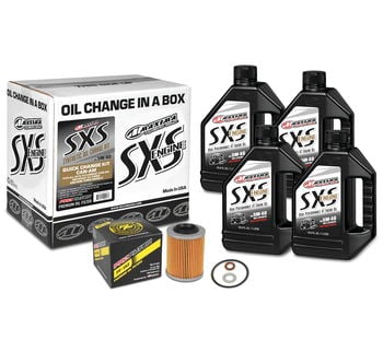 Maxima SXS Synthetic Can Am Oil Change Kit 10W-50