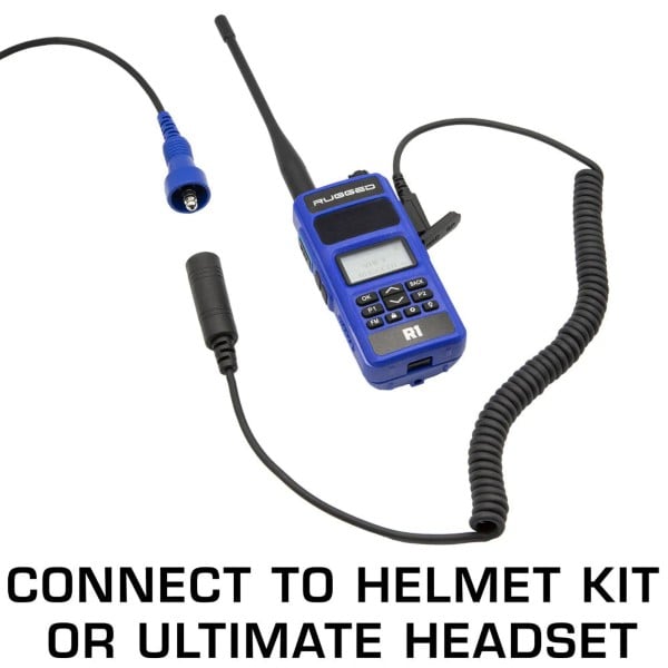 Rugged Radios OFFROAD Headset / Helmet Coil Cord Cable for Rugged Radios and Kenwood Radios